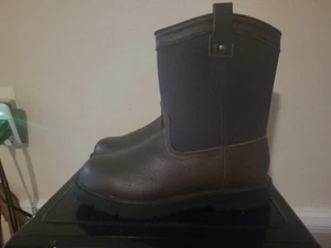 HERMAN SURVIVORS - SIZE: 12 - Plower Waterproof Steel-Toe Brown Work Boots - NEU! - Bild 1 von 6