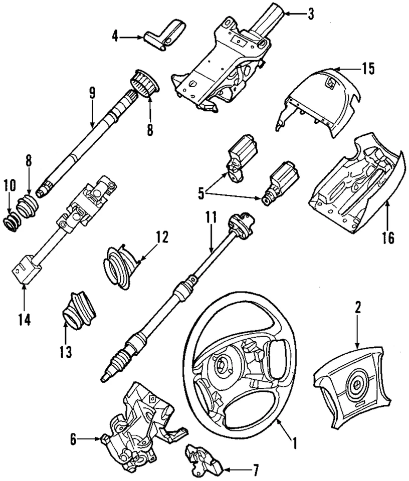 BMW X5 2002-2003 genuino - Acoplamiento 32-30-6-758-076 Foto 1 de 1