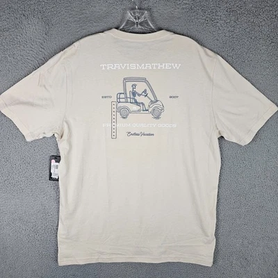 Travis Mathew Tropical Bar Crawl T-Shirt Mens XL Short Sleeve Crew Neck A45713 - Image 1 of 4