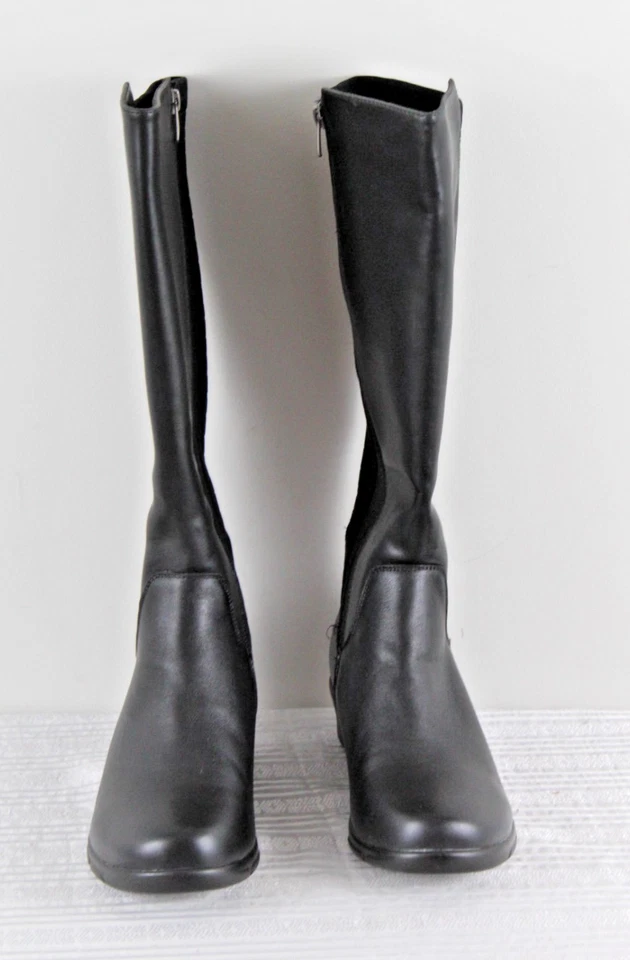Bota de cuero Propet West hasta la rodilla para mujer 8,5 negra nueva sin caja Foto 1 de 4