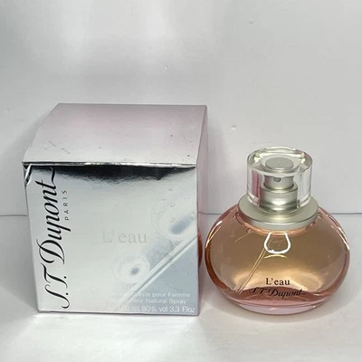 S.T. DUPONT L'EAU Pour Femme para Mujer 3.3oz / 100 ml EDT Spray DESCONTINUADO Foto 1 de 4