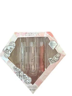 Physicians Formula Champagne Kisses Diamond Lip Plumper Mini Trio 3pc Kit New  - Image 1 of 2