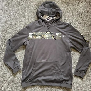 Under Armour Hoodie Mens ColdGear Loose Camo Logo Hoodie Size XL (0511M) - Picture 1 of 6