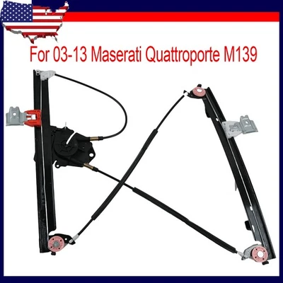 Right Rear Door Window Regulator W/O Motor For Maserati Quattroporte M139 03-13 Foto 1 de 4