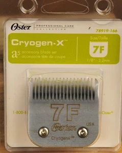 Oster Cryogen-X A5 Size 7F Pet Clipper Blade, For Sculpting & Shaping, USA Made - Picture 1 of 4