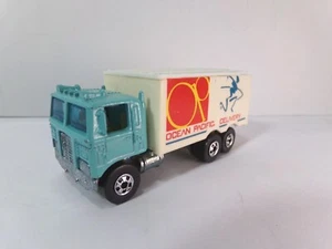 Camión de reparto Hot Wheels 1979 vintage Ocean Pacific azul EX suelto 093022WT2a6 - Imagen 1 de 4