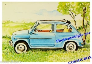 Magnet aimant RENAULT DAUPHINE coupée décapotable plaque métal vintage années 50 - Foto 1 di 1