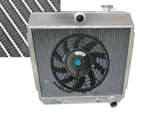 3Row Aluminum Radiator For CHEVY 150/210/Bel Air Small Block V8 1955 1956 1957 - Picture 1 of 9