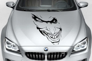 TRIBAL JOKER GRAPHIC VINYL DECAL TRUCK CAR HOOD SIDES - Picture 1 of 1