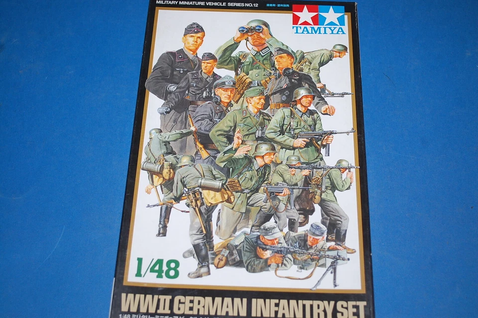 Tamiya 32512 - WWII German Infantry Set  scala 1/48 - Immagine 1 di 1
