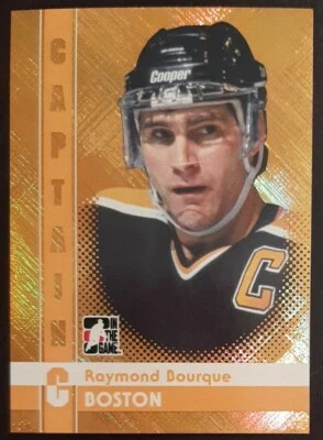 2011 - 2012 ITG Raymond Bourque Captain C Gold /50 #65 Hockey Card - Image 1 of 2