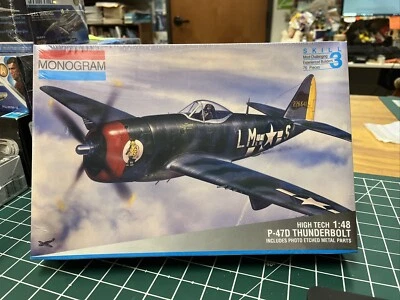 NiSB Monogram 1/48 P-47D Thunderbolt High Tech Model Kit #5487 - Image 1 of 4