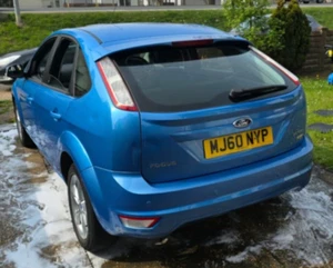 2010 Blue Ford Focus 1.6 Zetec TDCI 109 Diesel MOT Exp 04/26 110K Road Tax £35 - Picture 1 of 17