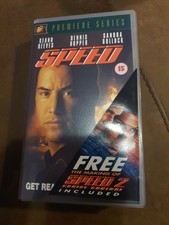 Speed VHS Video Tape - Keanu Reeves - 1997 Premiere Series 