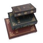 HG Decorative Vintage Book Shaped Trinket Storage Box Decorative Book Boxes