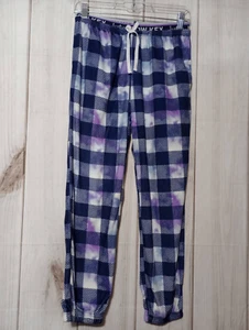 Justice Pants Girls Large Sleep Purple Plush Flame Resistant - Picture 1 of 5