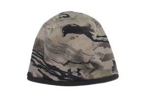 Under Armour Men Reversible Ua Barren Camo/Blaze Orange Hunting Beanie OSFM - Picture 1 of 12