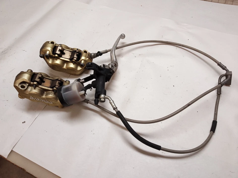 Pinzas de freno delanteras Aprilia Dorsoduro 1200 con cilindro maestro se adapta a 2010-2016 Foto 1 de 1