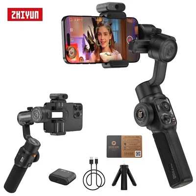 Zhiyun Smooth 5S AI Combo Gimbal Stabilizer with AI Tracking Phone Stabilizer - Image 1 of 4
