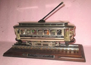 Pride Lines TCA 25TH Silver Anniv. 1954-1979 STREET CAR TROLLEY w/Base TESTED - Picture 1 of 5