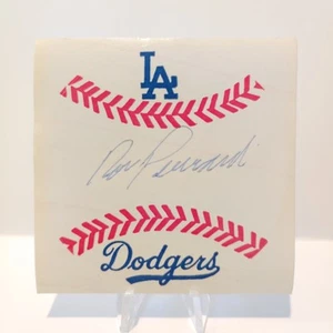 Ron Perranoski Autograph Sticker Signed 1988 Dodgers MLB Autograph Vintage Rare - Picture 1 of 10