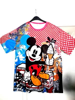 T-Shirt, Größe XXXL (56/58), 3D-Druck Micky Maus, buntfarben - Bild 1 von 4