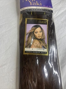 outre new yaki premium human hair 10 Inch Color Shade 4 (Z7) - Picture 1 of 3