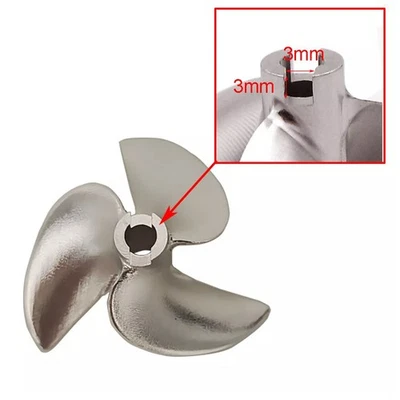 RC Boat Propeller CNC 4.76mm 3/16  40/42/45/50mm P1.6 Prop for RC Speed Boat CyZ - Image 1 of 4