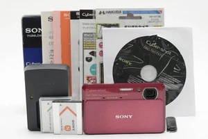 SONY Cyber-shot DSC-TX7 Digital Camera Red 4.0x zoom Used From Japan - Picture 1 of 10