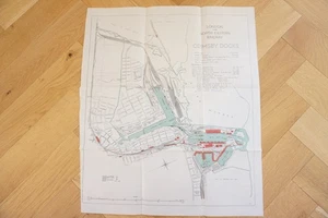 1929 LNER Hartlepool Docks Railway Plan Map - Picture 1 of 4