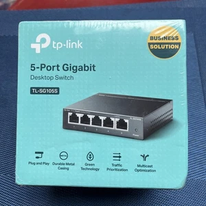 TP-Link TL-SG105S 5-Port Gigabit Ethernet Network Switch - Afbeelding 1 van 13