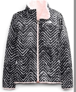 Girls THE NORTH FACE MOSSBUD Reversible Printed Soft Puffer Jacket Size XL - Picture 1 of 10