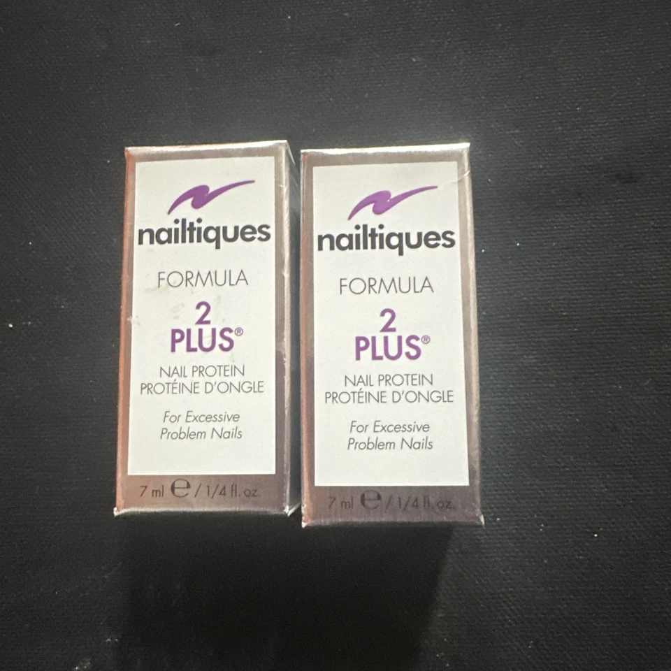 Nailtiques Formula 2 Plus Proteína de Uñas para Problemas Excesivos Uñas 1/4oz Lote de 2 Foto 1 de 1