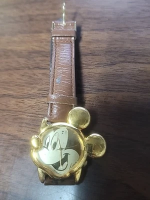 Lorus Disney Mickey Mouse Head Shape Quartz Watch - Image 1 of 2