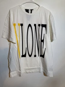 VLONE Yellow Staple T-Shirt weiß Größe XL authentisch mit Certilogo-Etikett - Bild 1 von 6