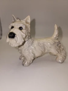 Goebel West Germany White Scottish Terrier Ceramic Collectible Figurine - Picture 1 of 8