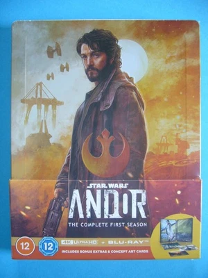Star Wars: Andor The Complete First Season 4K UHD & Blu-Ray Steelbook New Sealed - Image 1 of 3