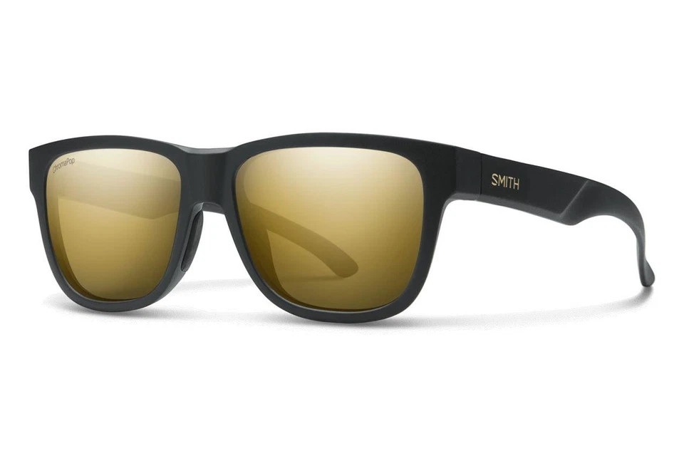 NEW Smith 201044 Lowdown Slim 2 Sunglasses Matte Black Gold 100% AUTHENTIC - Image 1 of 1