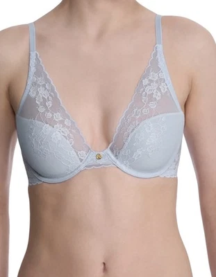 Natori 721191 Cherry Blossom Convertible Underwire Bra Glacier Blue Size 36DD - Image 1 of 4