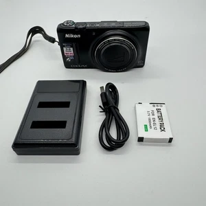 Nikon Coolpix S9500 Digital Camera 18.1MP Wi-Fi W/ New Battery & Charger Tested - Picture 1 of 16