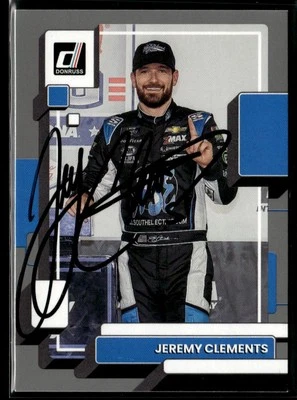 Signed 2023 Donruss #92 Jeremy Clements Silver IP Auto - Image 1 of 2