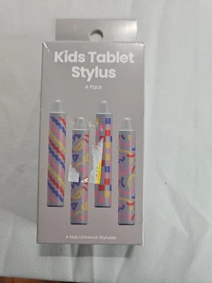 New GEMS Kids Silicone Stylus 4pk Gray - Silicone Styluses for Tablets. A13 - Image 1 of 4
