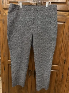 Talbots Chatham Ankle Pants 20WP Petite Black White Speckled Career Office - Picture 1 of 8