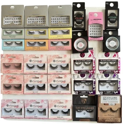 LOTS AVAILABLE False Eyelashes - Lots of Styles Available Primark, Invogue, JLash, W7, Eyelure