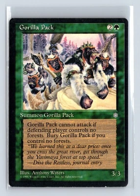(2x) GORILLA PACK – MTG Magic the Gathering Card – Ice Age – Common - Image 1 of 4