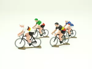 Tour de Francia Aluminio 1/32 - Ciclistas: Lote De 4 - Reproducción Frescos - Imagen 1 de 2