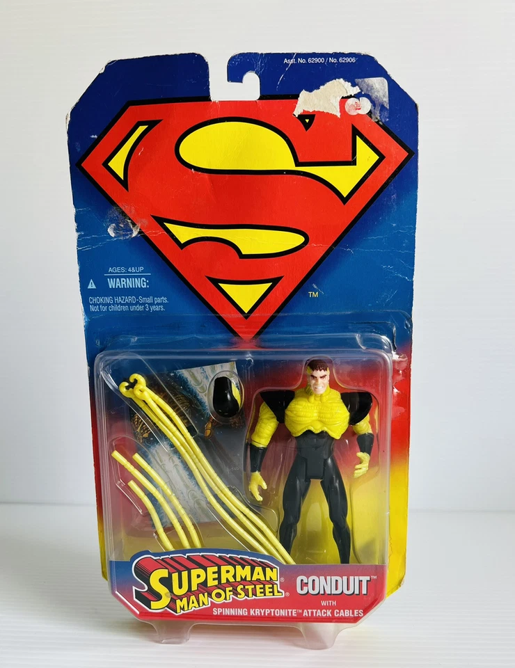 Conduit Superman Man of Steel Kenner Action Figure 1995 Hasbro DC JLA A130