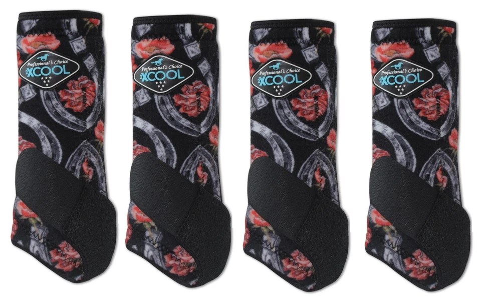 Профессиональный выбор 2xCool лошадь ботинки значение 4 упаковки роза и подкова M - Изображение 1 из 4