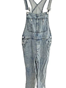 We The Free Free People Denim Overalls Size 26 - Picture 1 of 8
