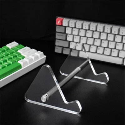 Desk Clear Acrylic Keyboard Holder Display Stand Durable for Keyboard Storage - Image 1 of 4